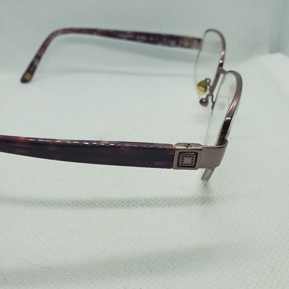 Liz Claiborne Purple Prescription Glasses Frames - Picture 4 of 9